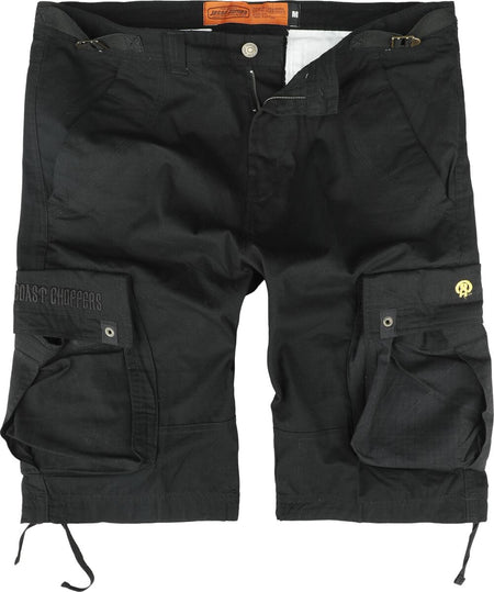 Short  de West Coast Choppers - Short Cargo Caine Indéchirable - S à 3XL - pour Homme - noir - West Coast Choppers
