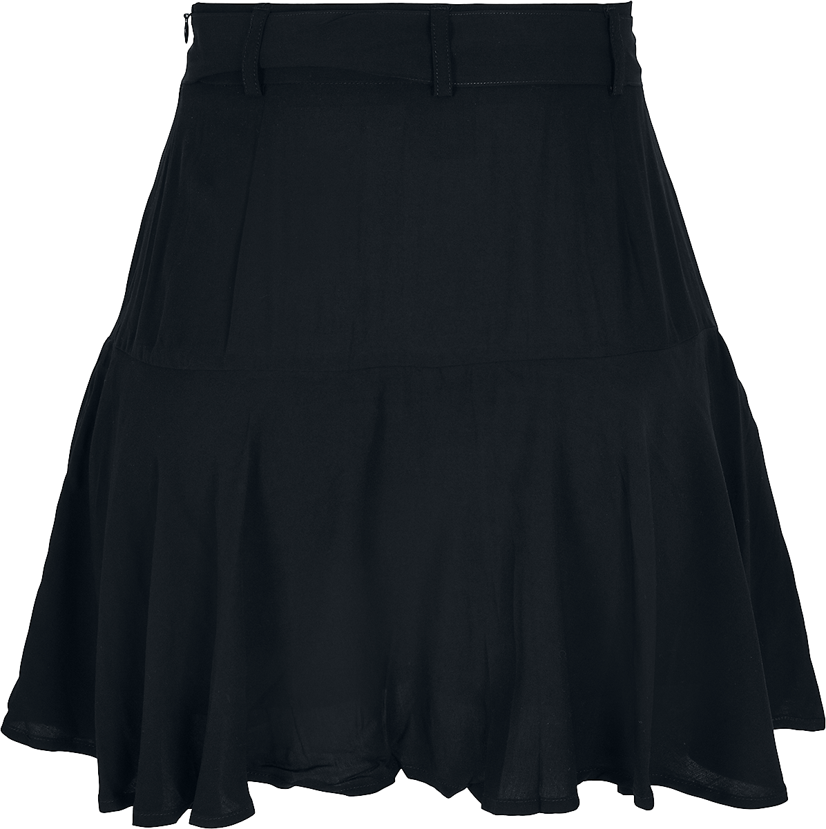 Jupe courte  de Urban Classics - Mini Jupe Viscose - XS à XL - pour Femme - noir - Urban Classics - View 2