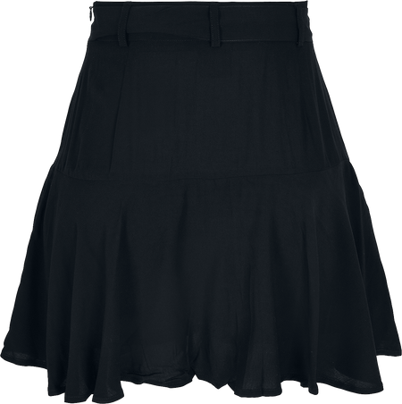 Jupe courte  de Urban Classics - Mini Jupe Viscose - XS à XL - pour Femme - noir - Urban Classics - View 2