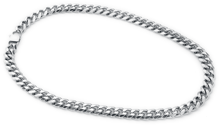 Collier  de etNox hard and heavy - Chaîne Curb - pour Homme - couleur argent - etNox hard and heavy - View 2