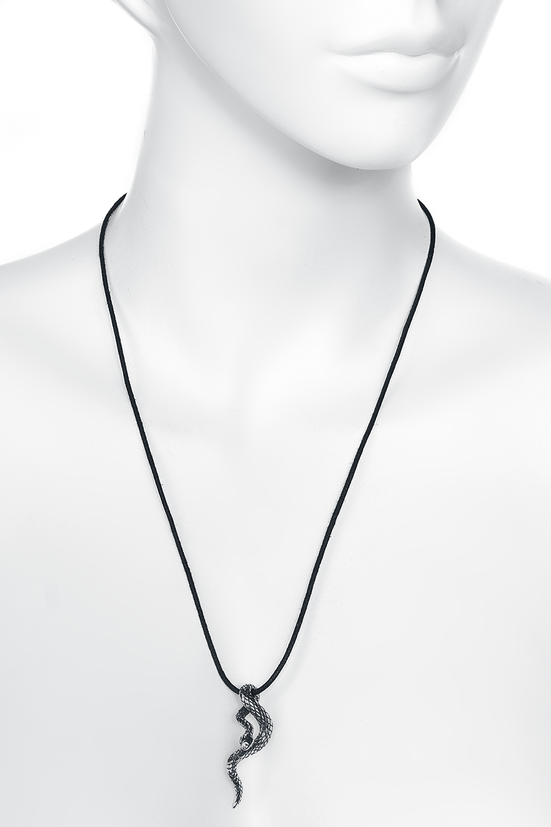 Pendentif Gothic de etNox - Serpent - pour Unisexe - couleur argent - etNox - View 2