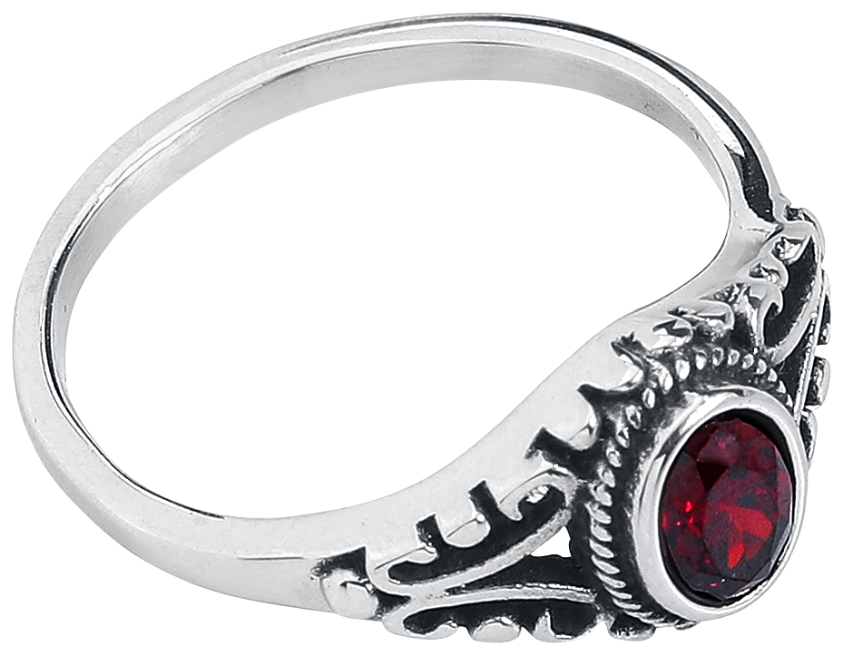 Bague Gothic de etNox - Ruby - pour Femme - couleur argent - etNox - View 2