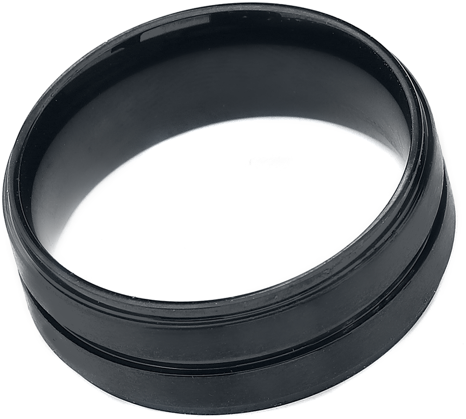 Bague  de etNox - Double Noir Basique - pour Homme - noir - etNox - View 2