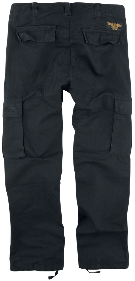 Pantalon Cargo Rockabilly de West Coast Choppers - Pantalon Cargo Caine Indéchirable - M à XXL - pour Homme - noir - West Coast Choppers - View 2