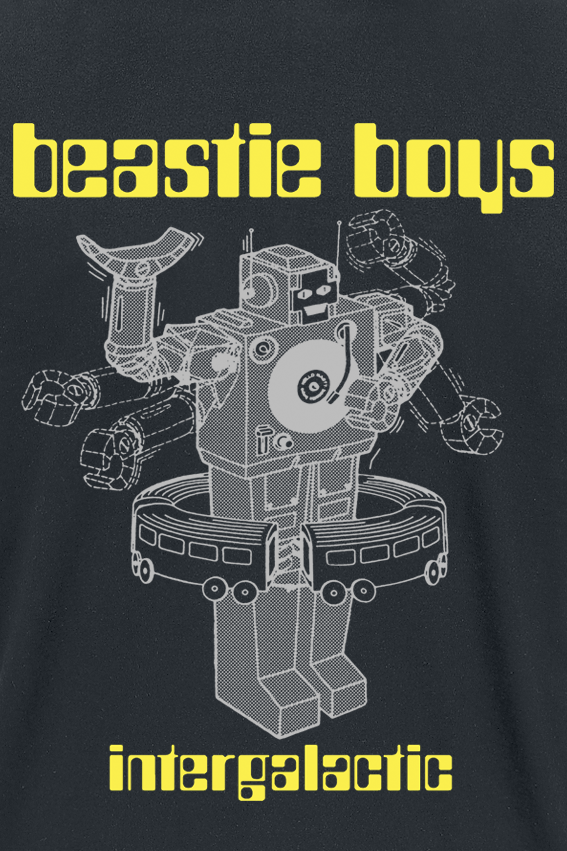 T-Shirt Manches courtes  de Beastie Boys - Intergalactic - S à XXL - pour Homme - noir - Beastie Boys - View 2