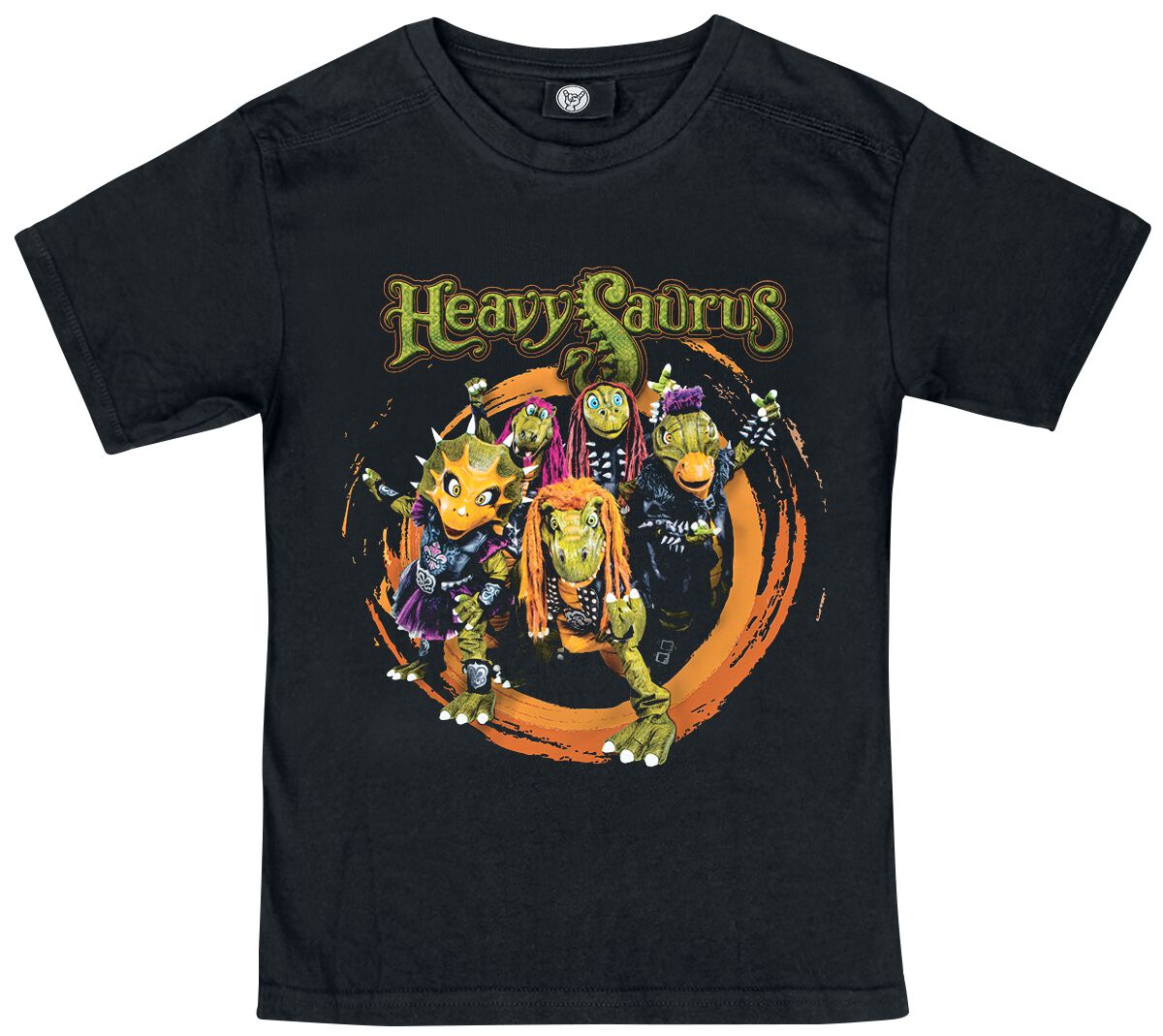 T-shirt  de Heavysaurus - Metal-Kids - Rock 'n Rarr - 92 à 164 - pour Enfants - noir - Heavysaurus