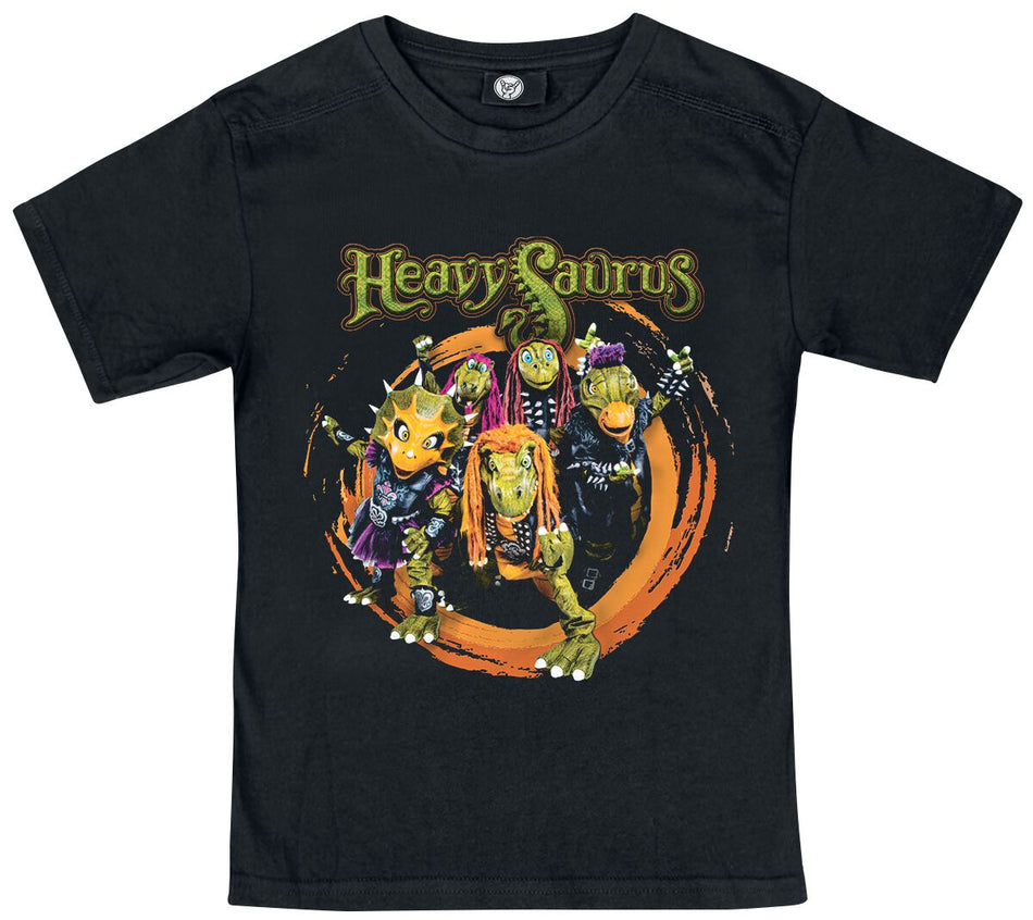 T-shirt  de Heavysaurus - Metal-Kids - Rock 'n Rarr - 92 à 164 - pour Enfants - noir - Heavysaurus