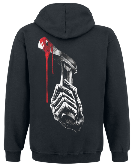 Sweat-shirt à capuche  de Iron Maiden - Big Axe - S à M - pour Homme - noir - Iron Maiden - View 2
