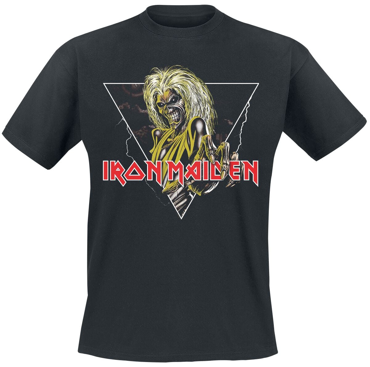 T-Shirt Manches courtes  de Iron Maiden - Killers Triangle - S à 3XL - pour Homme - noir - Iron Maiden