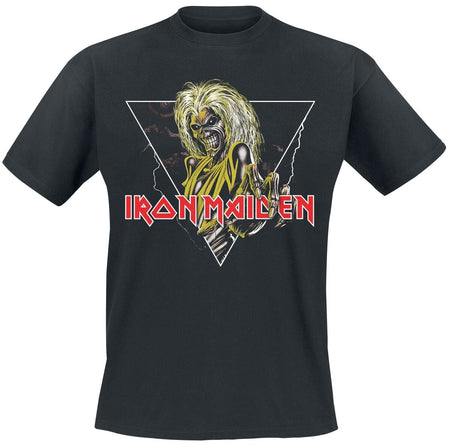 T-Shirt Manches courtes  de Iron Maiden - Killers Triangle - S à 3XL - pour Homme - noir - Iron Maiden