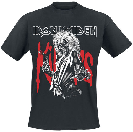 T-Shirt Manches courtes  de Iron Maiden - Killers Eddie Large Graphic - S à 3XL - pour Homme - noir - Iron Maiden