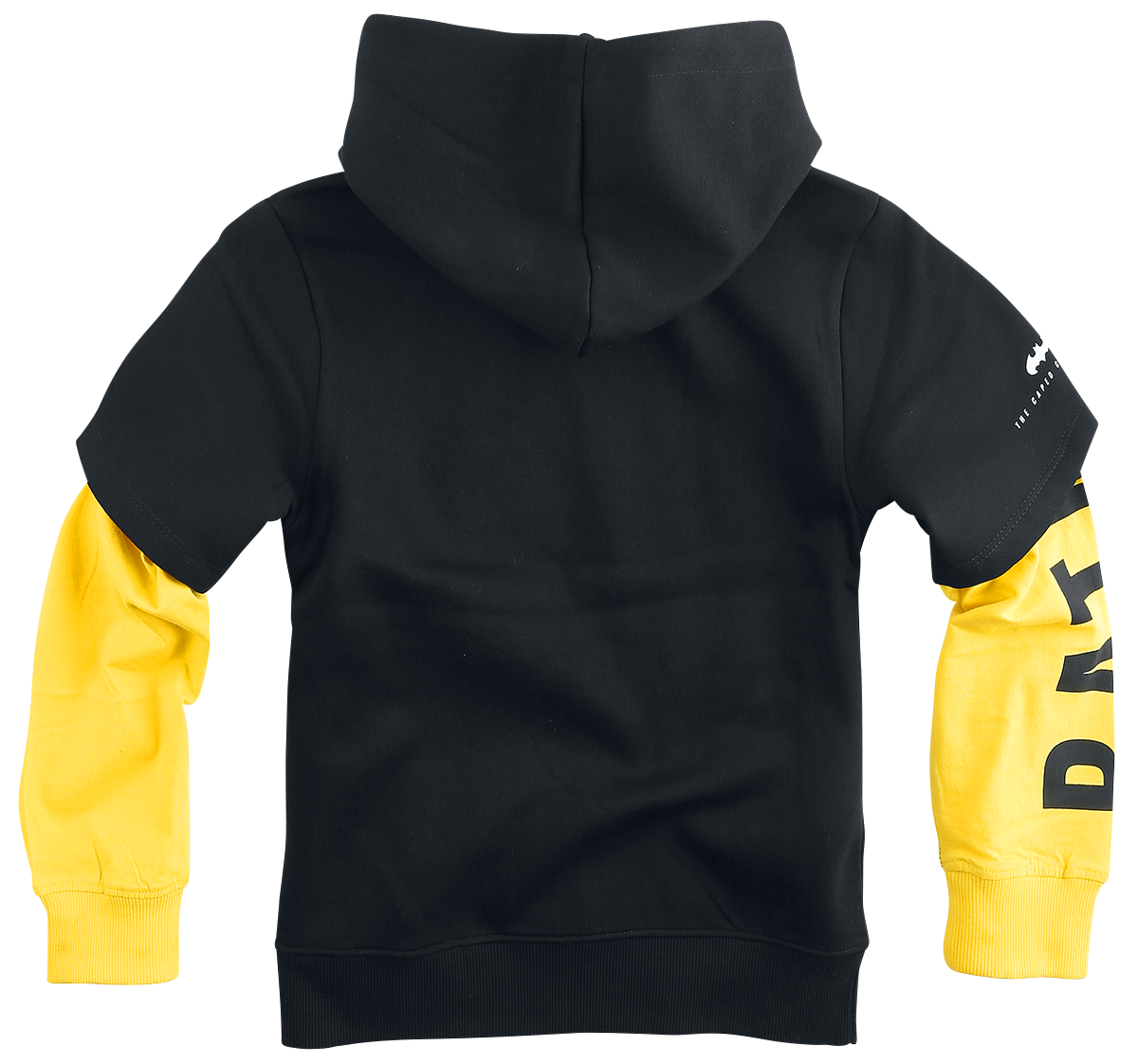 Sweat-Shirt à capuche  de Batman - Enfants - Logo - 98/104 à 146/152 - pour filles & garçonse - noir/jaune - Batman - View 2