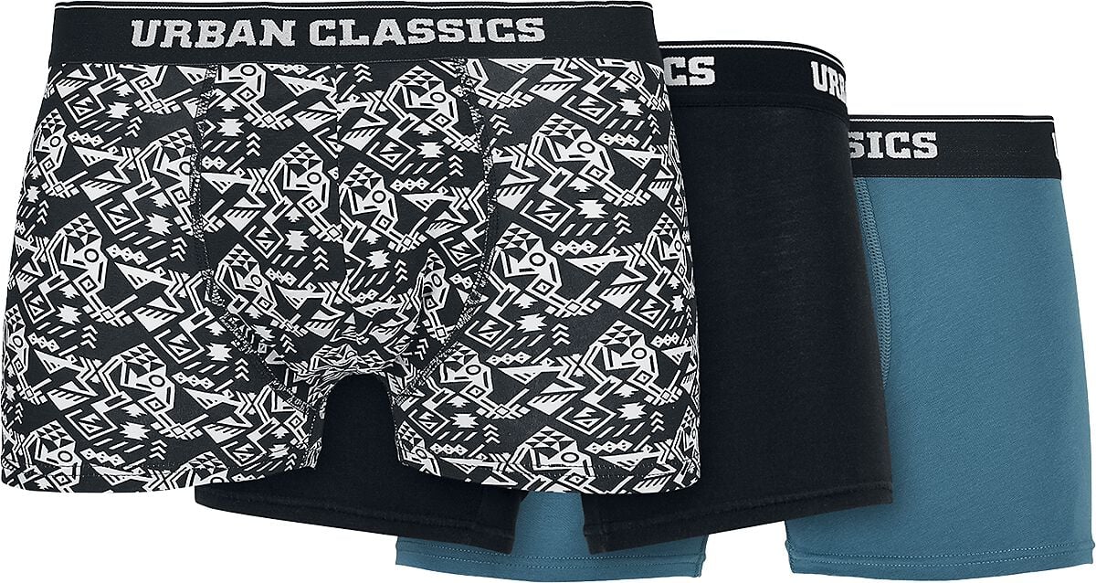 Lot de Boxers  de Urban Classics - Boxers Organic - Lot de 3 - S à 5XL - pour Homme - multicolore - Urban Classics