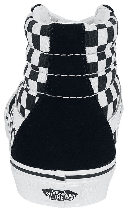 Baskets hautes  de Vans - SK8-Hi Checkerboard - EU37 à EU41 - pour Unisexe - noir/blanc - Vans - View 2