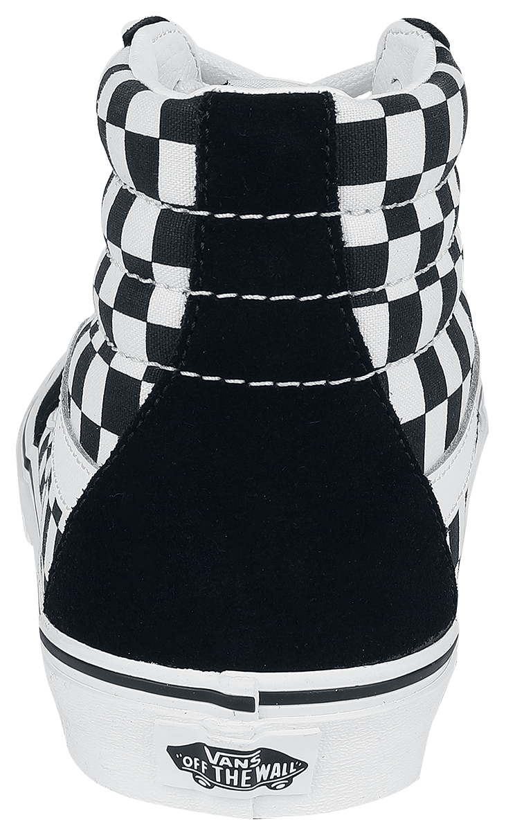 Baskets hautes  de Vans - SK8-Hi Checkerboard - EU37 à EU41 - pour Unisexe - noir/blanc - Vans - View 2