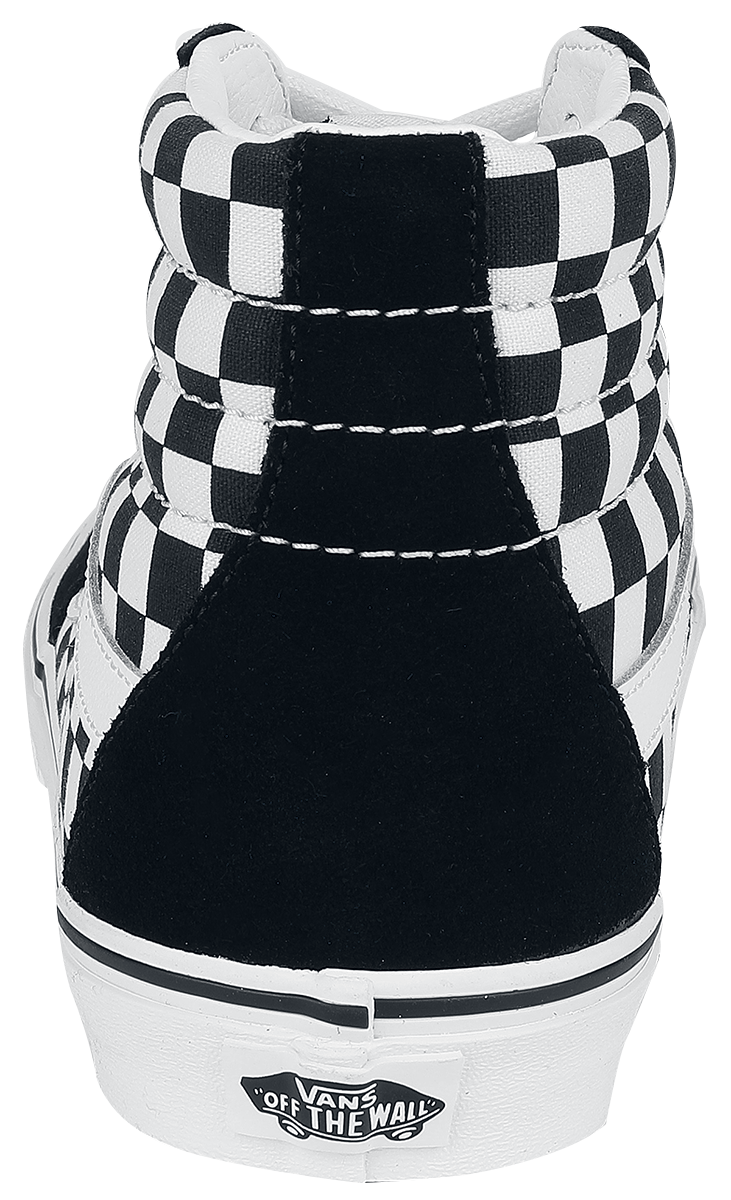 Baskets hautes  de Vans - SK8-Hi Checkerboard - EU37 à EU41 - pour Unisexe - noir/blanc - Vans - View 2