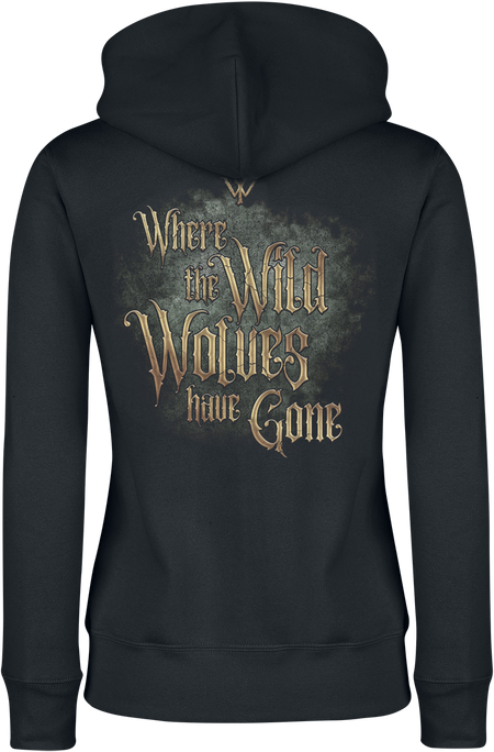 Sweat-shirt à capuche  de Powerwolf - Where the wild wolves have gone - S à XXL - pour Femme - noir - Powerwolf - View 2