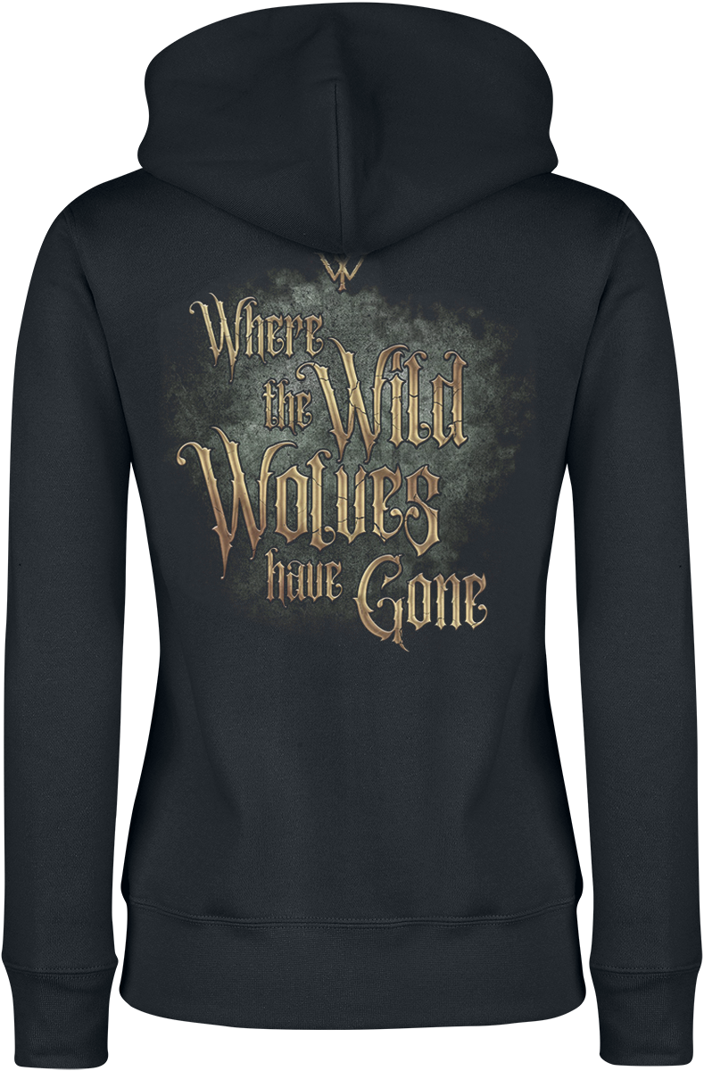 Sweat-shirt à capuche  de Powerwolf - Where the wild wolves have gone - S à XXL - pour Femme - noir - Powerwolf - View 2
