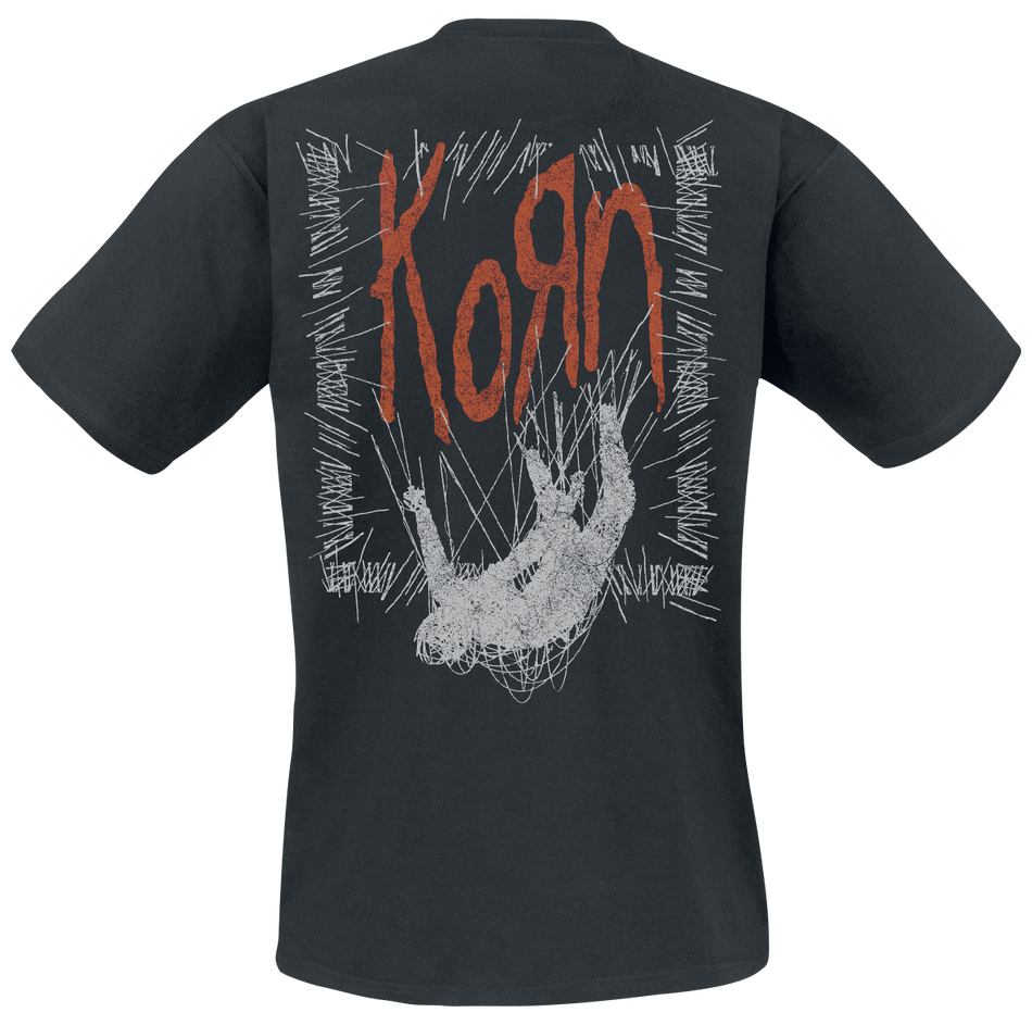 T-Shirt Manches courtes  de Korn - Wired - S à XXL - pour Homme - noir - Korn - View 2