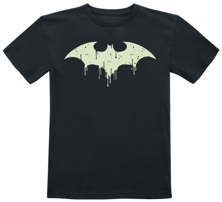 T-shirt  de Batman - Enfants - Logo GITD - 104 à 164 - pour filles & garçonse - noir - Batman - View 2