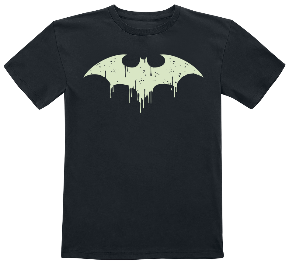 T-shirt  de Batman - Enfants - Logo GITD - 104 à 164 - pour filles & garçonse - noir - Batman - View 2