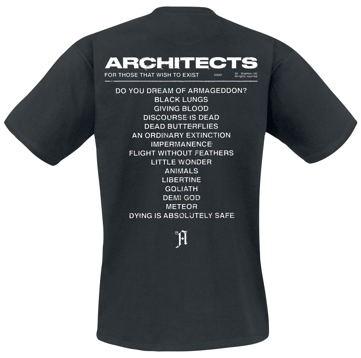 T-Shirt Manches courtes  de Architects - FTTWTE Cover - S à XXL - pour Homme - noir - Architects - View 2