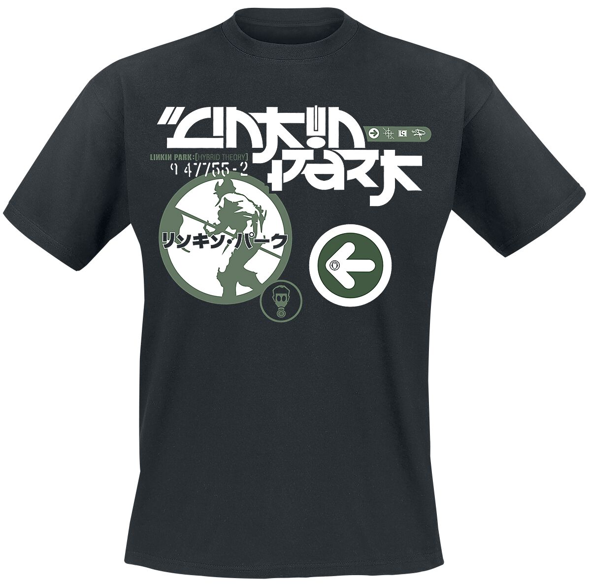 T-Shirt Manches courtes  de Linkin Park - JPN Soldier - S à 5XL - pour Homme - noir - Linkin Park