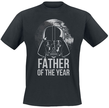 T-Shirt Manches courtes Disney de Star Wars - Darth Vader - Father Of The Year - S à XXL - pour Homme - noir - Star Wars