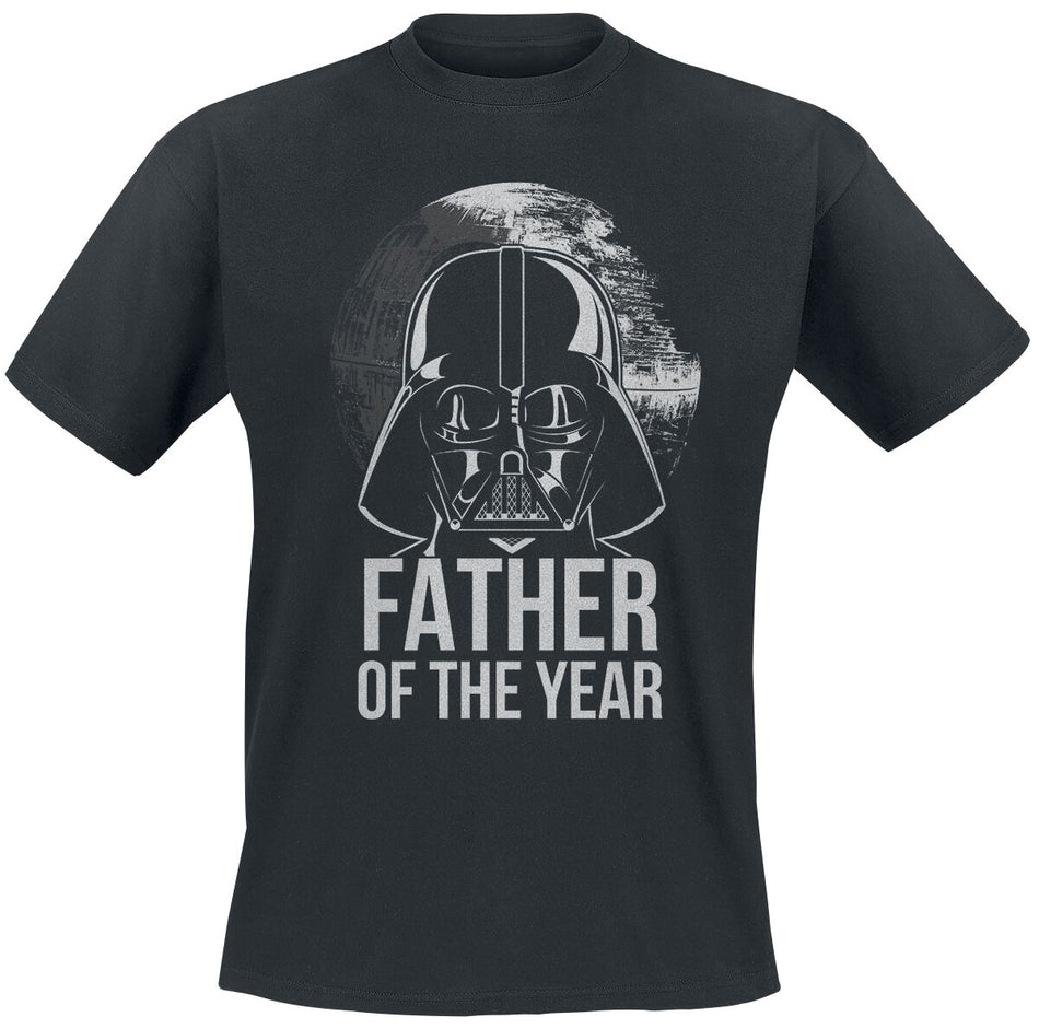 T-Shirt Manches courtes Disney de Star Wars - Darth Vader - Father Of The Year - S à XXL - pour Homme - noir - Star Wars