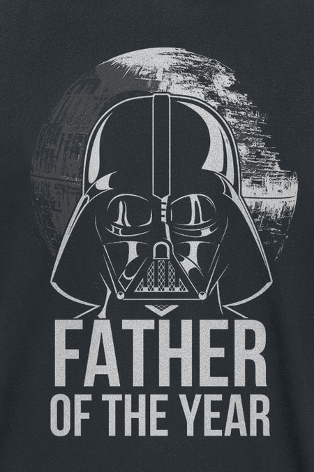 T-Shirt Manches courtes Disney de Star Wars - Darth Vader - Father Of The Year - S à XXL - pour Homme - noir - Star Wars - View 2