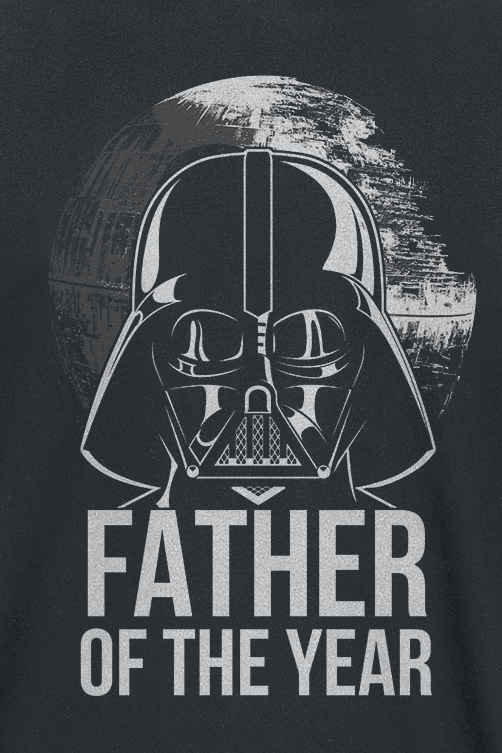 T-Shirt Manches courtes Disney de Star Wars - Darth Vader - Father Of The Year - S à XXL - pour Homme - noir - Star Wars - View 2