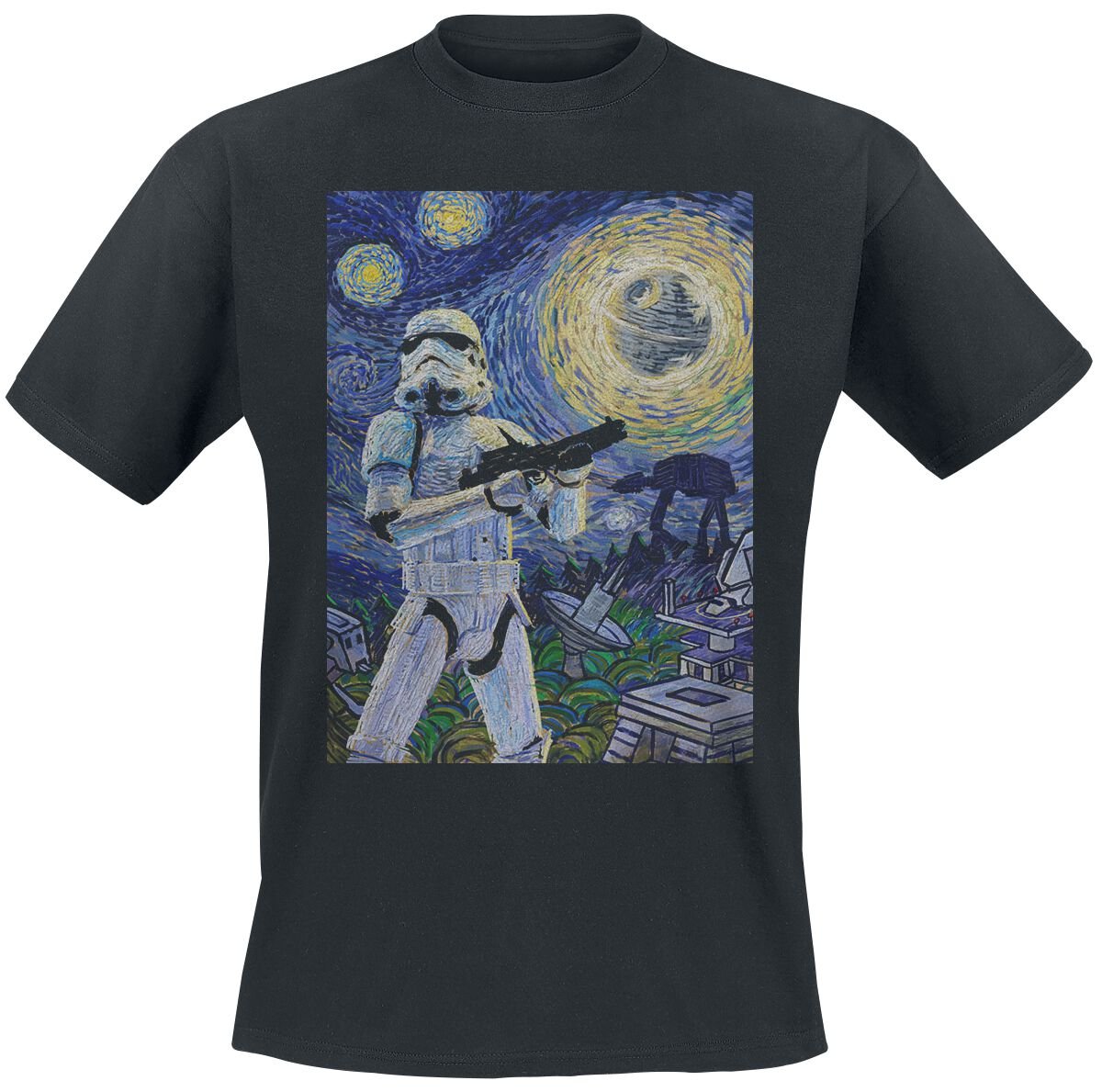 T-Shirt Manches courtes  de Star Wars - Stormy Night - S à XXL - pour Homme - noir - Star Wars