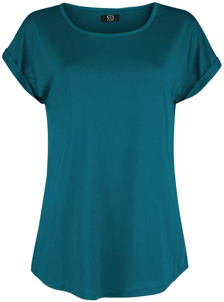 T-Shirt Manches courtes  de RED by EMP - T-Shirt Couleur Pétrole - S à 5XL - pour Femme - pétrole - RED by EMP