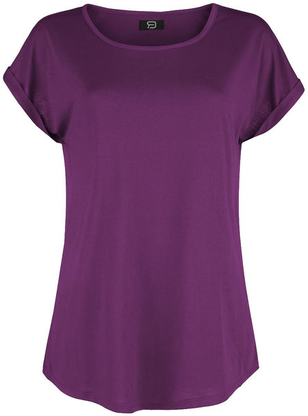 T-Shirt Manches courtes  de RED by EMP - T-Shirt Violet - S à 5XL - pour Femme - prune - RED by EMP