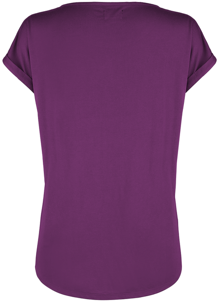 T-Shirt Manches courtes  de RED by EMP - T-Shirt Violet - S à 5XL - pour Femme - prune - RED by EMP - View 2