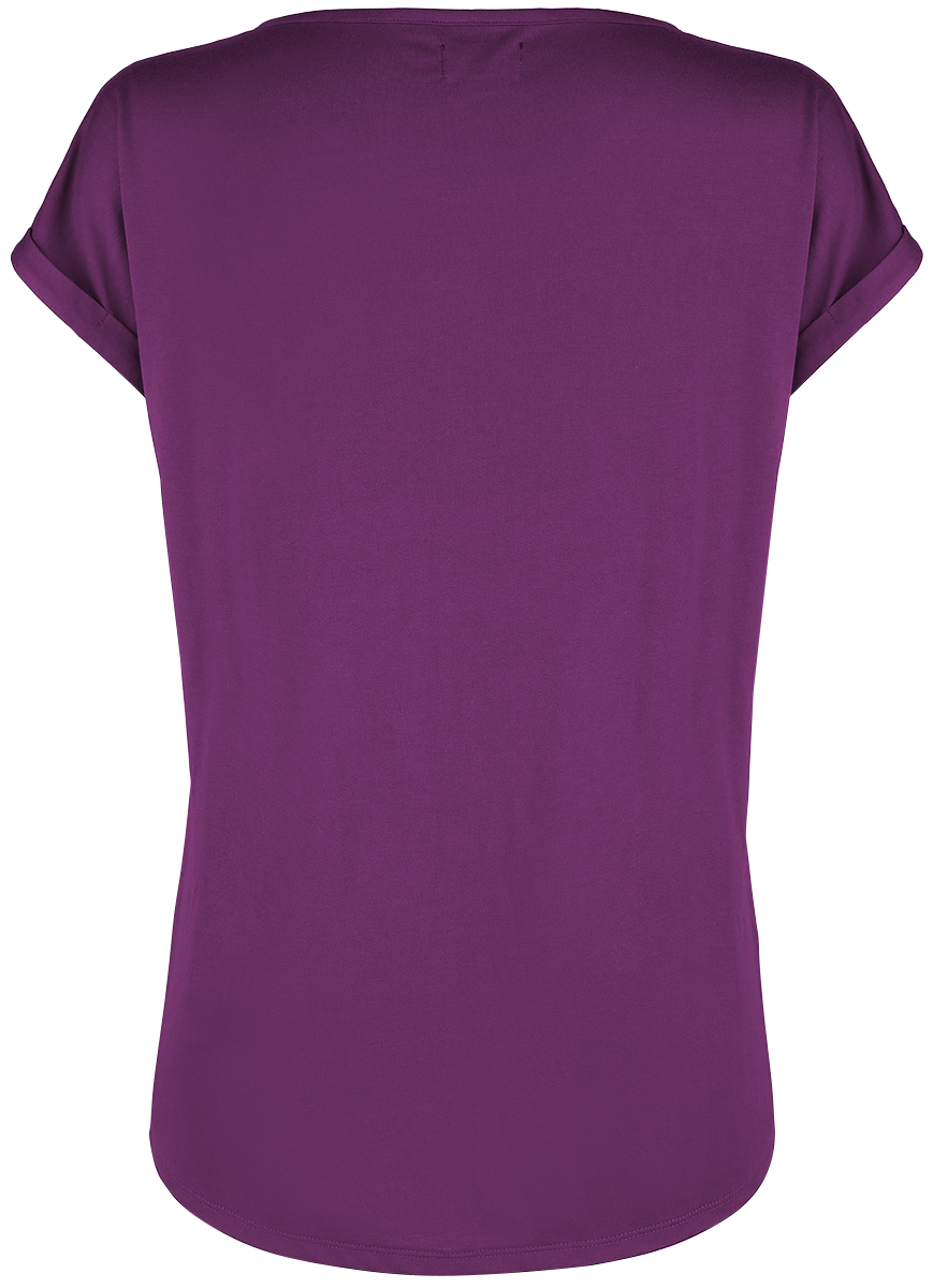 T-Shirt Manches courtes  de RED by EMP - T-Shirt Violet - S à 5XL - pour Femme - prune - RED by EMP - View 2