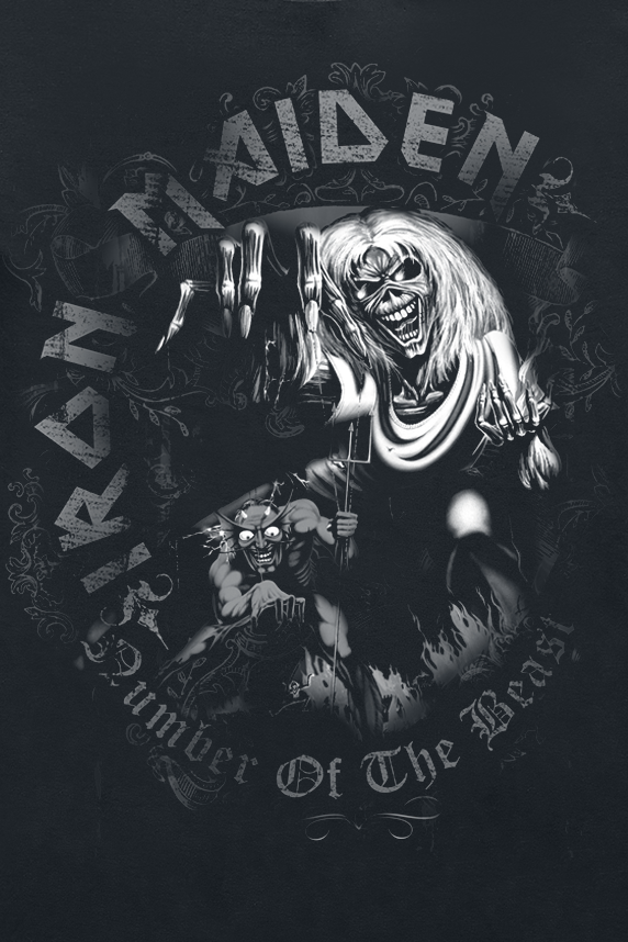 T-shirt  de Iron Maiden - Kids - NOTB - 104 à 140 - pour filles & garçonse - noir - Iron Maiden - View 2