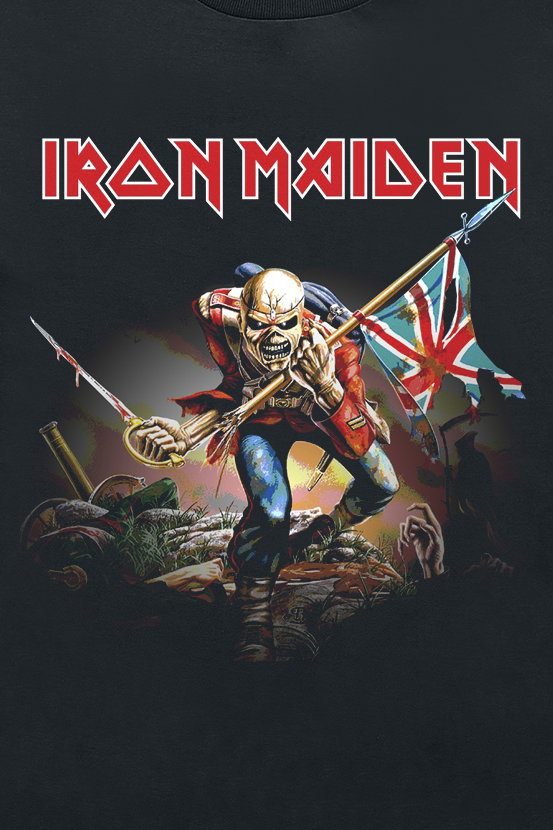 T-shirt  de Iron Maiden - Kids - Trooper - 104 à 164 - pour filles & garçonse - noir - Iron Maiden - View 2