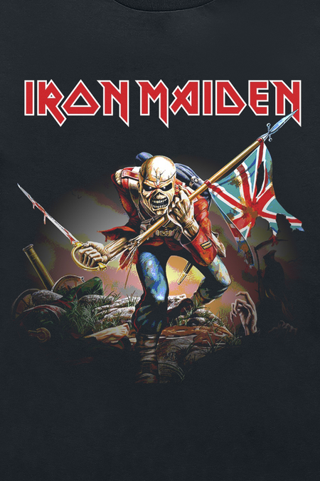 T-shirt  de Iron Maiden - Kids - Trooper - 104 à 164 - pour filles & garçonse - noir - Iron Maiden - View 2