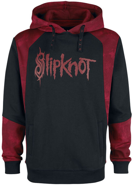 Sweat-shirt à capuche  de Slipknot - EMP Signature Collection - M à 3XL - pour Homme - noir/rouge - Slipknot