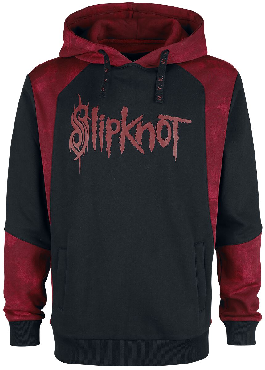 Sweat-shirt à capuche  de Slipknot - EMP Signature Collection - M à 3XL - pour Homme - noir/rouge - Slipknot