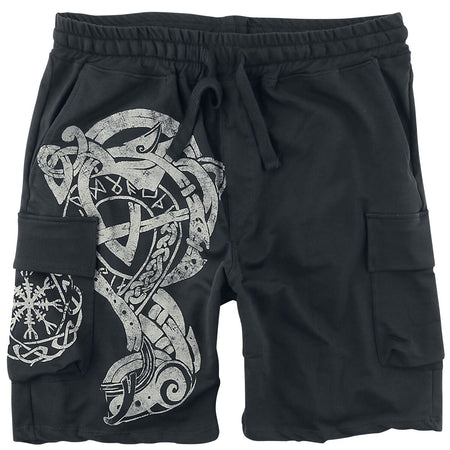 Short Gothic de Outer Vision - Tattoo Guardian - S à XL - pour Homme - noir - Outer Vision
