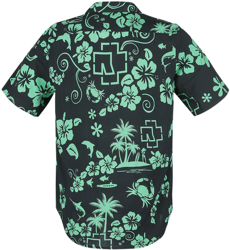 Chemise manches courtes  de Rammstein - Mein Land - S à 5XL - pour Homme - noir/vert - Rammstein - View 2