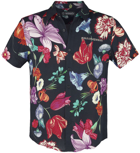 Chemise manches courtes  de Rammstein - Blumen - S à 3XL - pour Homme - multicolore - Rammstein