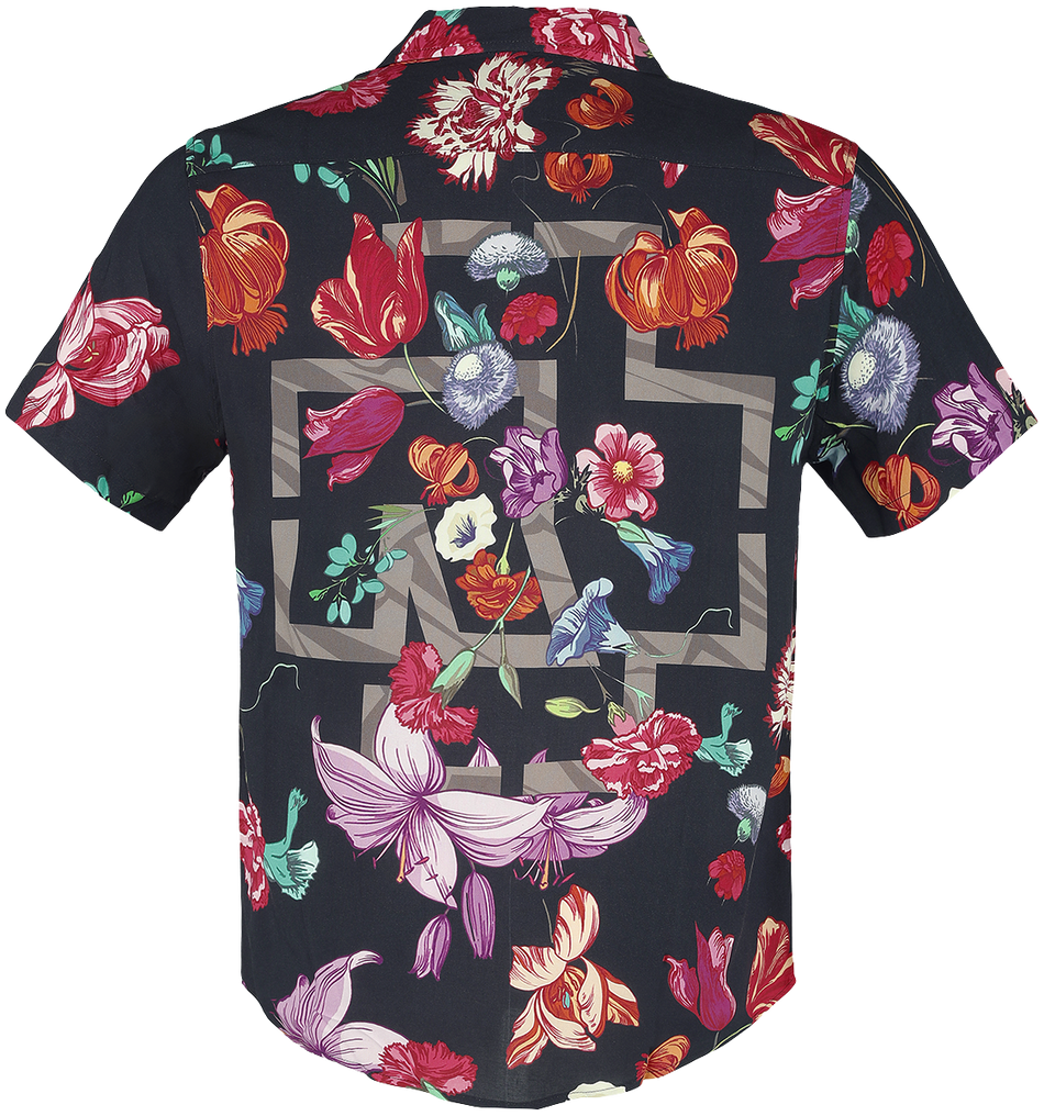 Chemise manches courtes  de Rammstein - Blumen - S à 3XL - pour Homme - multicolore - Rammstein - View 2