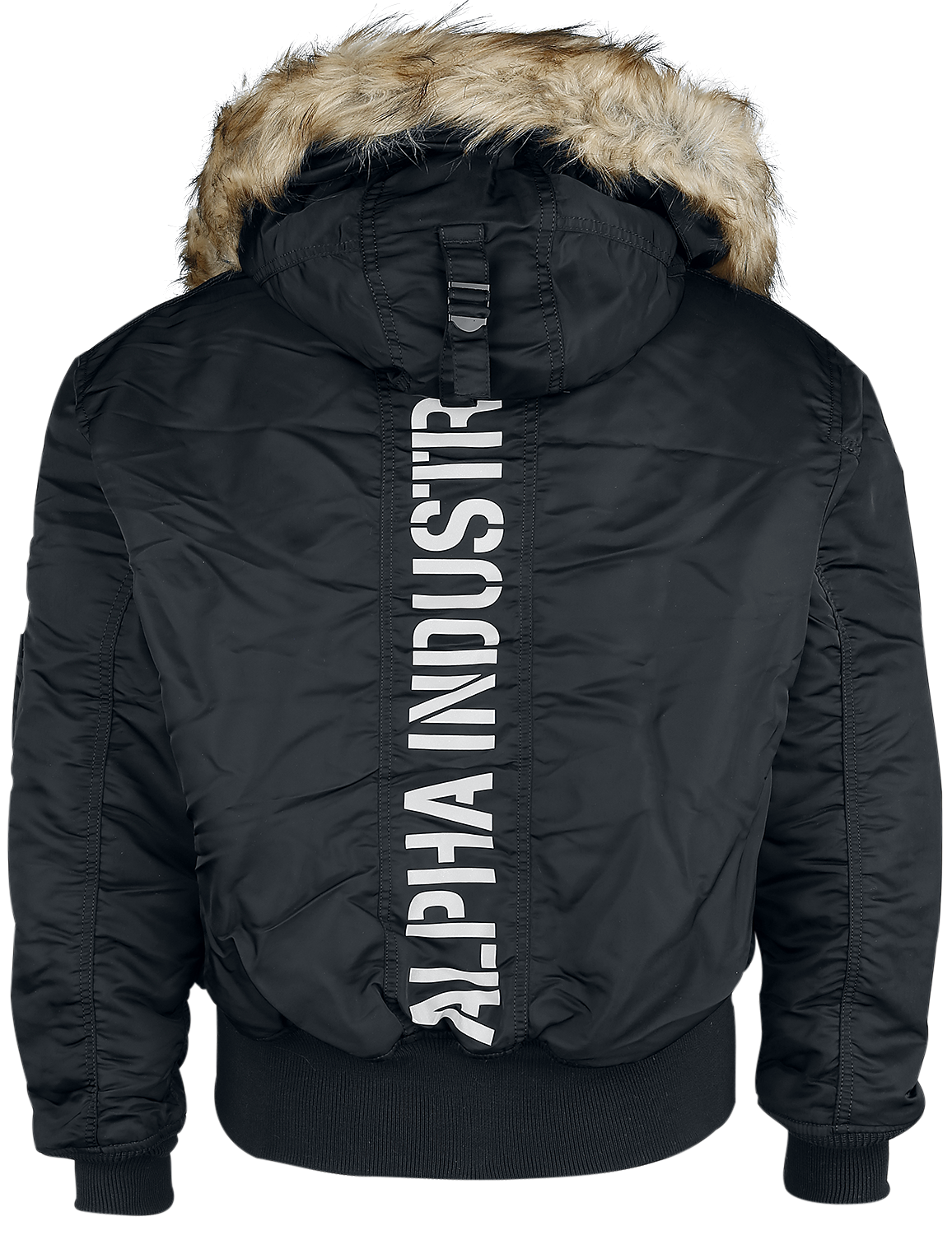 Veste d'hiver  de Alpha Industries - 45P Hooded Custom - L à XXL - pour Homme - noir - alpha industries - View 2