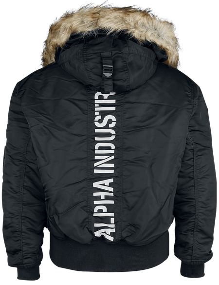 Manteau d'hiver  de Alpha Industries - 45P Hooded Custom - S à XXL - pour Homme - noir - alpha industries - View 2