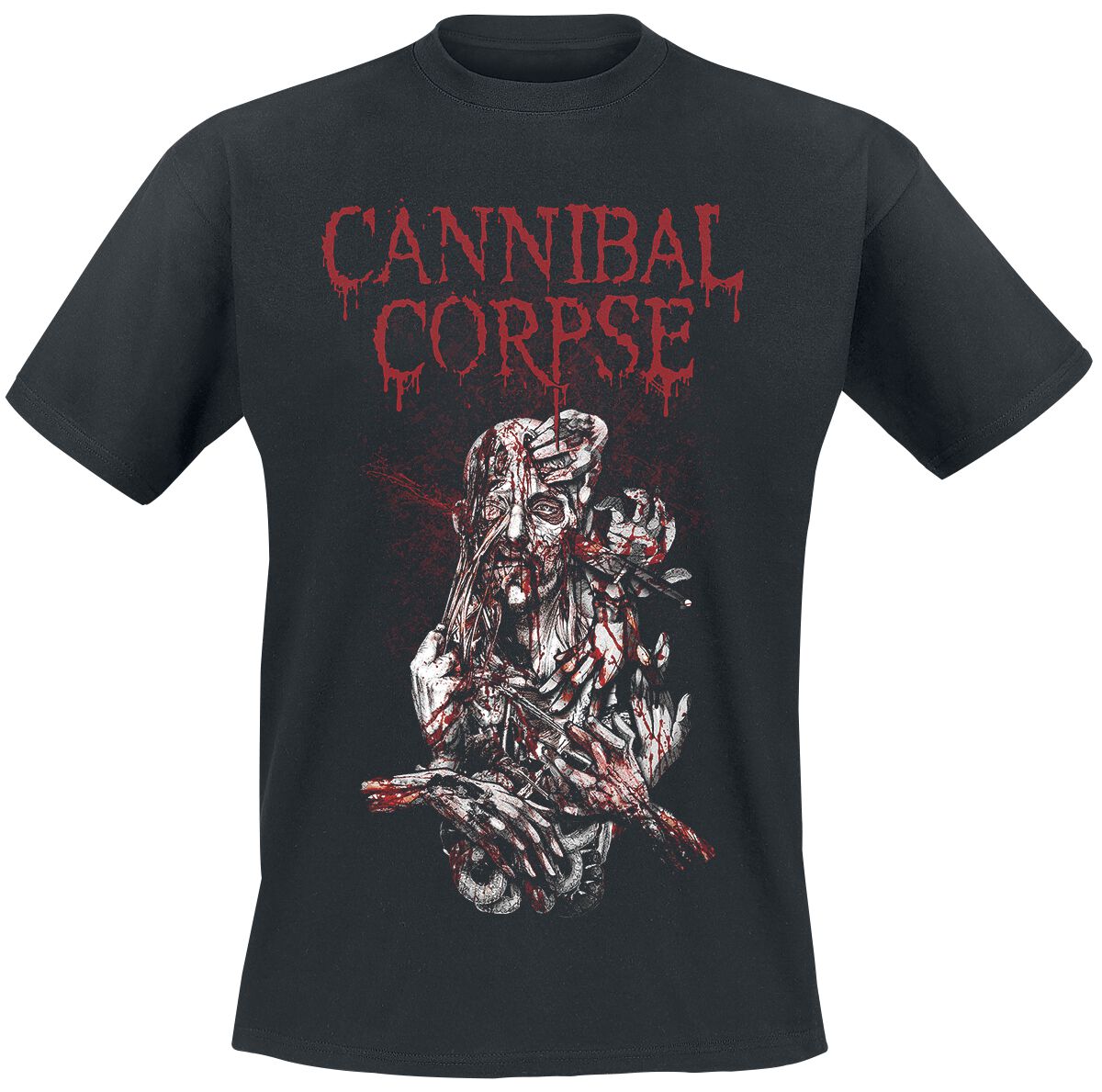 T-Shirt Manches courtes  de Cannibal Corpse - Destroyed Without A Trace - S à XXL - pour Homme - noir - Cannibal Corpse