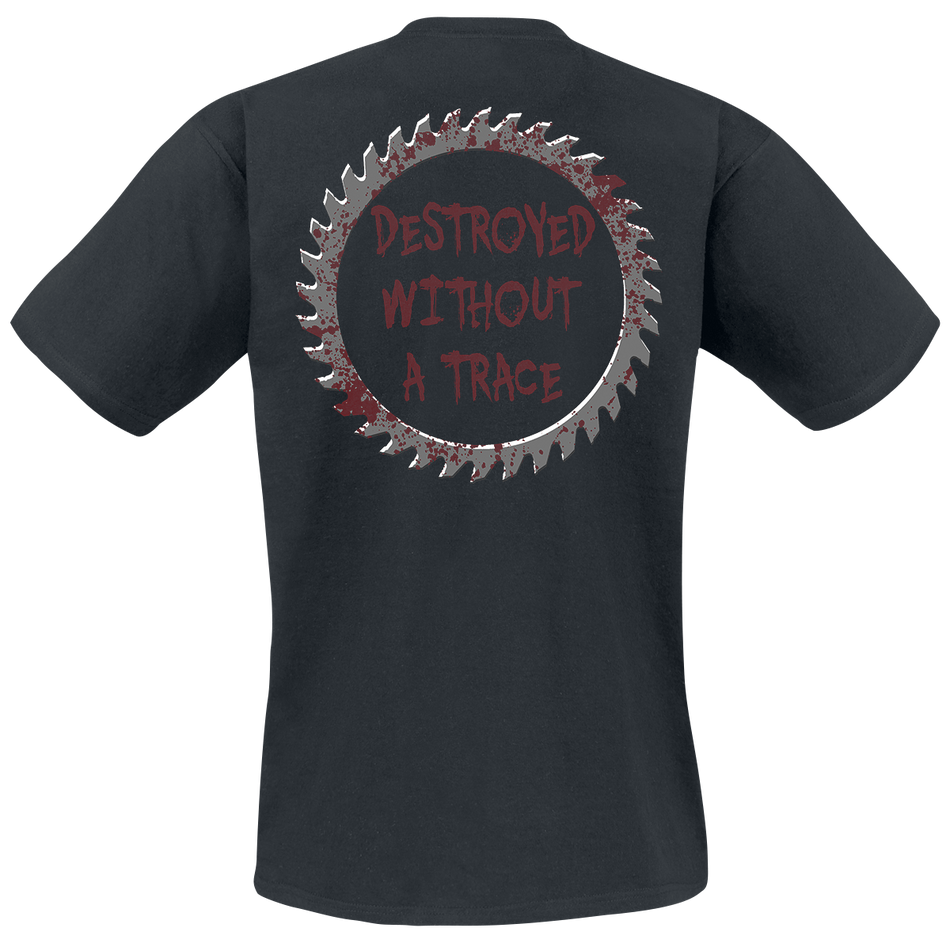 T-Shirt Manches courtes  de Cannibal Corpse - Destroyed Without A Trace - S à XXL - pour Homme - noir - Cannibal Corpse - View 2