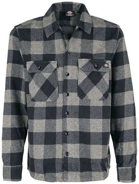 Chemise manches longues  de Dickies - Chemise New Sacramento - S à XXL - pour Homme - gris - Dickies